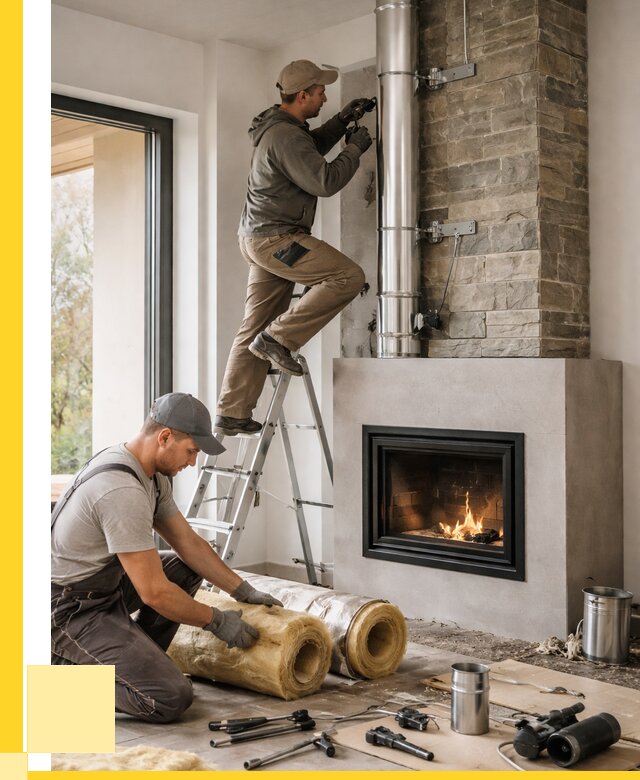 Монтаж дымоходов для каминов в Дзержинском от 15351 р. ЭриданДзж