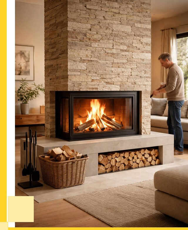 Дровяной камин под ключ в Дзержинском от 204680 р. | ЭриданДзж