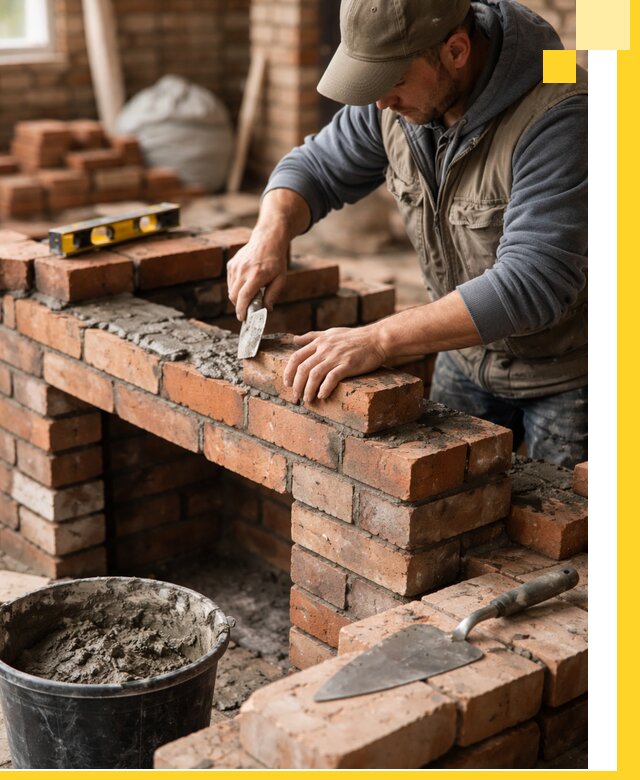 Кладка каминов под ключ в Дзержинском профессиональная отделка и монтаж