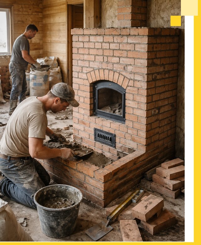 Профессиональное строительство печей в Дзержинском под ключ