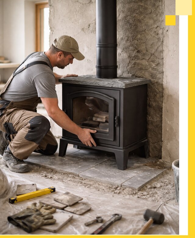 Профессиональный монтаж печей и каминов в Дзержинском под ключ