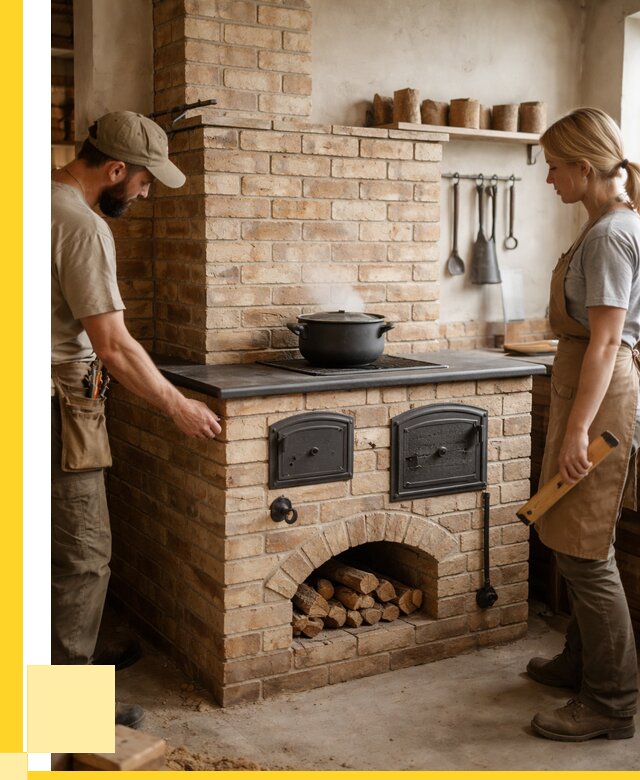 Варочно отопительные печи в Дзержинском от 92106 р. | ЭриданДзж