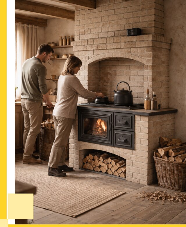 Печи с плитой в Дзержинском от 46053 р. | ЭриданДзж — кирпичная печь