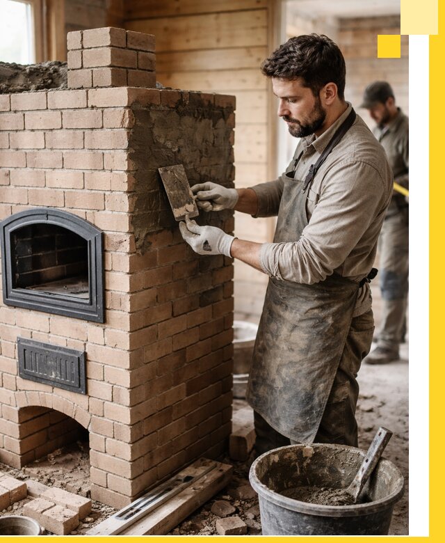 Изготовление и установка печей-шведок под ключ в Дзержинском