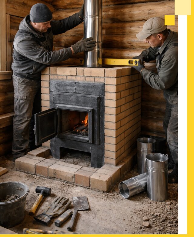 Проектирование, изготовление и установка банных печей в Дзержинском