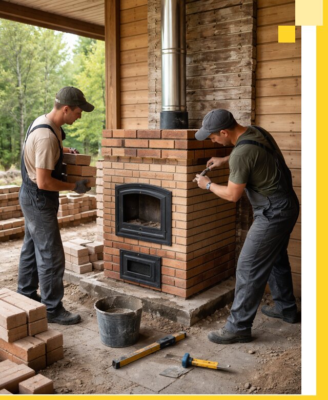Производство и установка дачных печей под ключ в Дзержинском