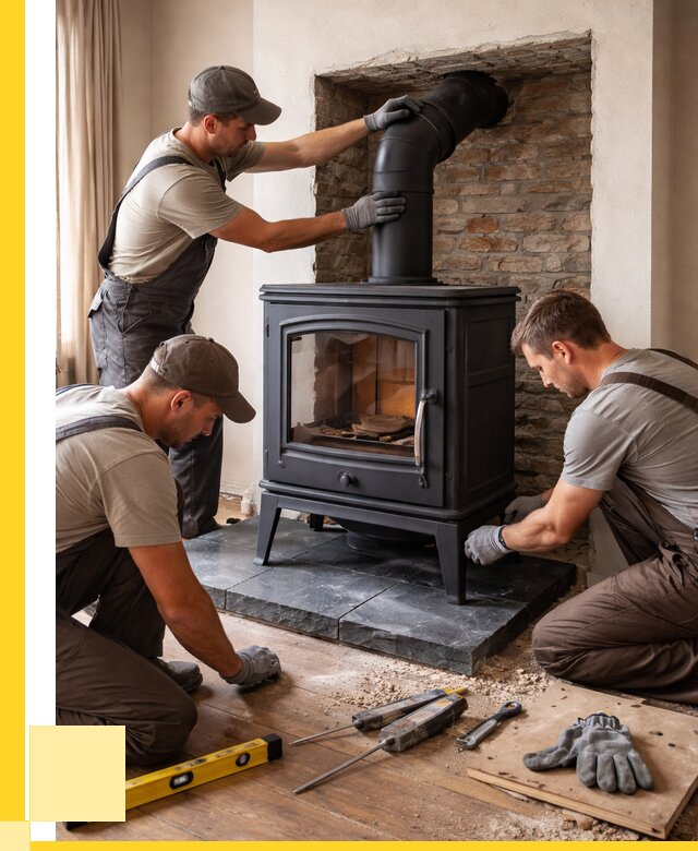 Монтаж печи камина в частном доме в Дзержинском от 25585 р. | ЭриданДзж