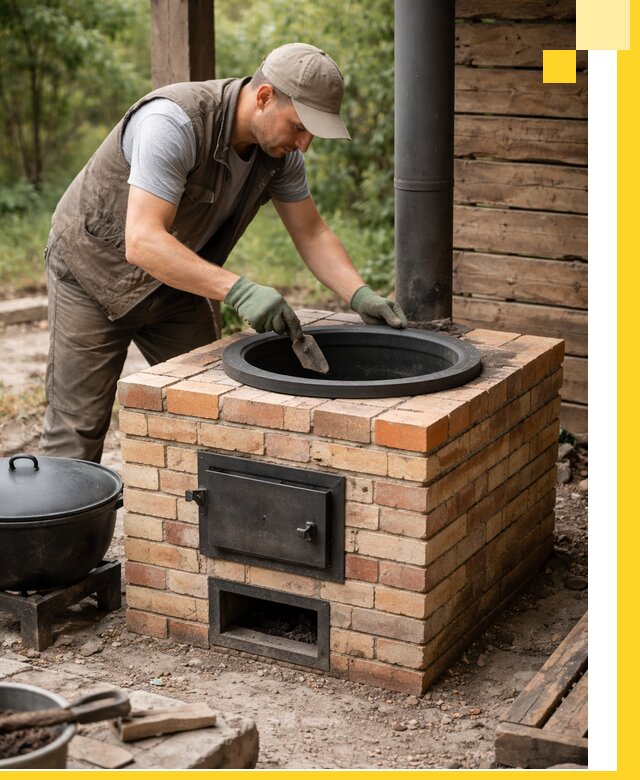 Изготовление и установка печей для казана в Дзержинском под ключ