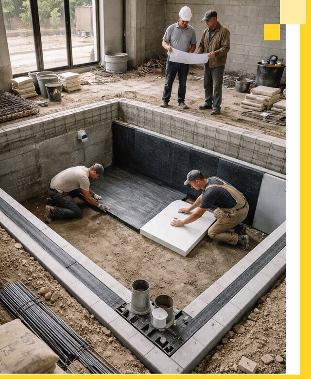 Проекты частных и общественных бассейнов под ключ в Дзержинском