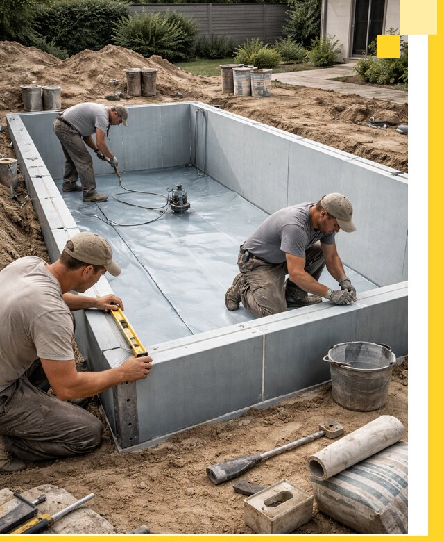 Профессиональный монтаж бассейнов под ключ в Дзержинском с гарантией