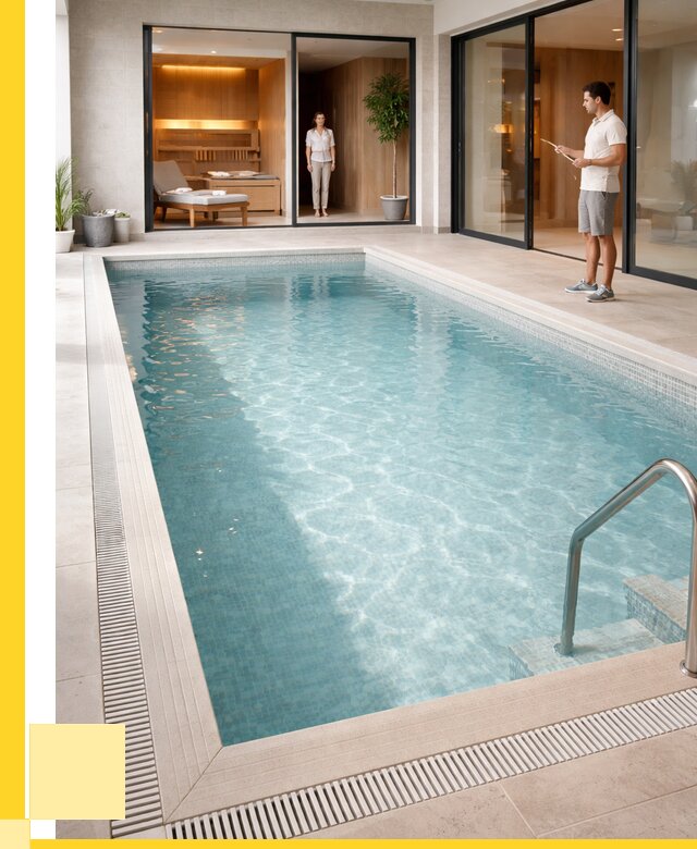 Отделка бассейна пленкой ПВХ в Дзержинском от 3582 р. - ЭриданДзж