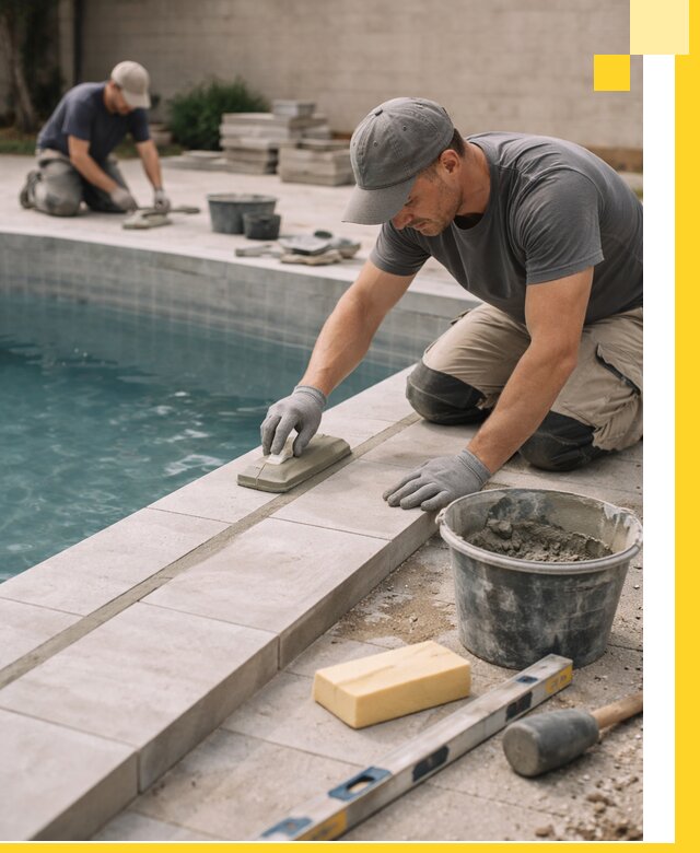 Отделка бассейнов в Дзержинском: декоративная отделка и гидроизоляция