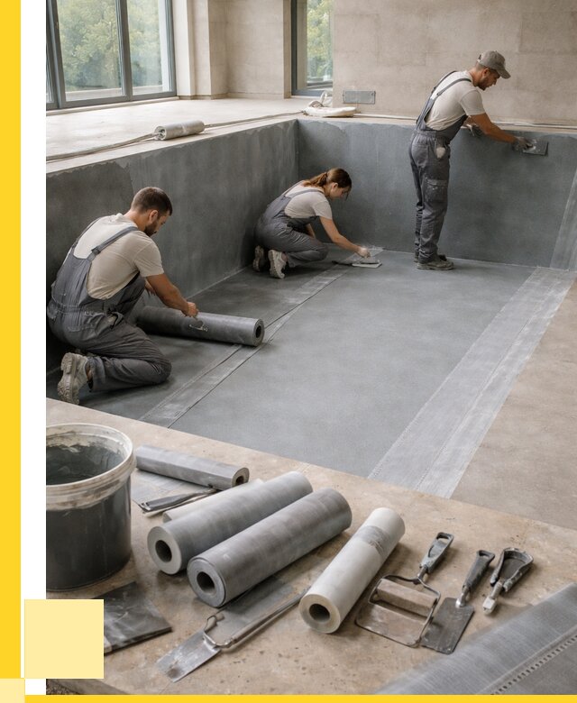 Гидроизоляция бассейнов в Дзержинском от 2047 р., ЭриданДзж