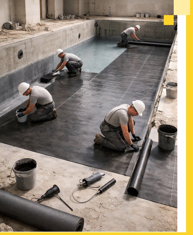 Профессиональная гидроизоляция бассейнов и чаш в Дзержинском под ключ