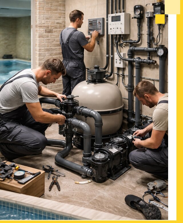 Комплексное оборудование для бассейнов под ключ в Дзержинском