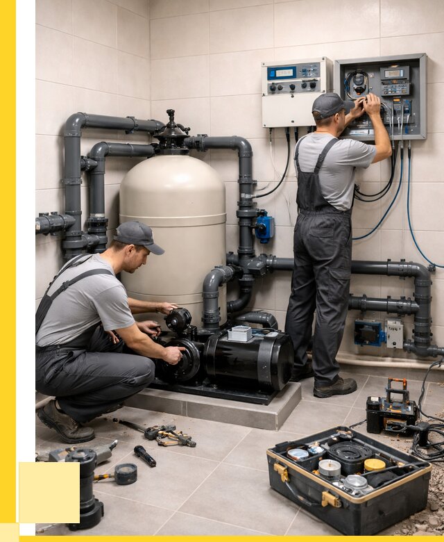 Монтаж оборудования для бассейнов в Дзержинском от 40936 р. | ЭриданДзж