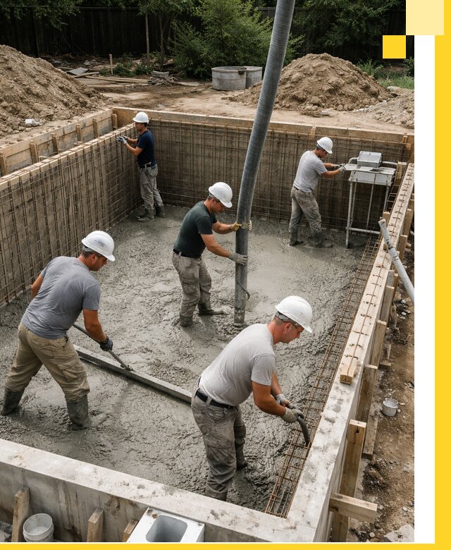 Строительство бетонных бассейнов под ключ в Дзержинском