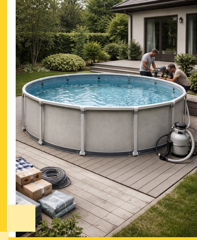 Купить каркасные бассейны в Дзержинском от 46053 р. | ЭриданДзж