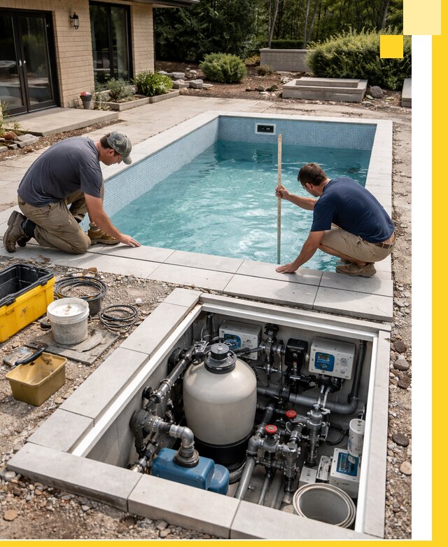 Строительство качественных домашних бассейнов под ключ в Дзержинском