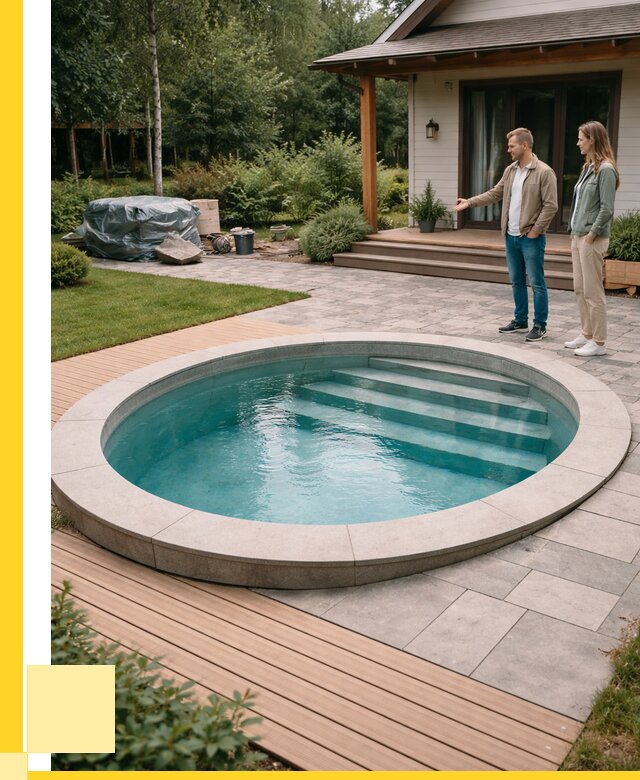 Бассейн на даче под ключ в Дзержинском от 204680 р., ЭриданДзж