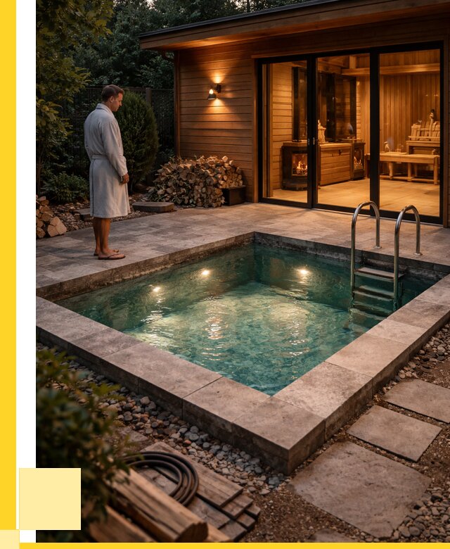 Бани с бассейном под ключ в Дзержинском от 97223 р. | ЭриданДзж