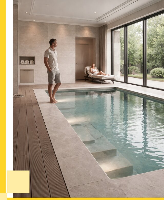 Бассейны в коттедже под ключ в Дзержинском от 1228080 р. | ЭриданДзж