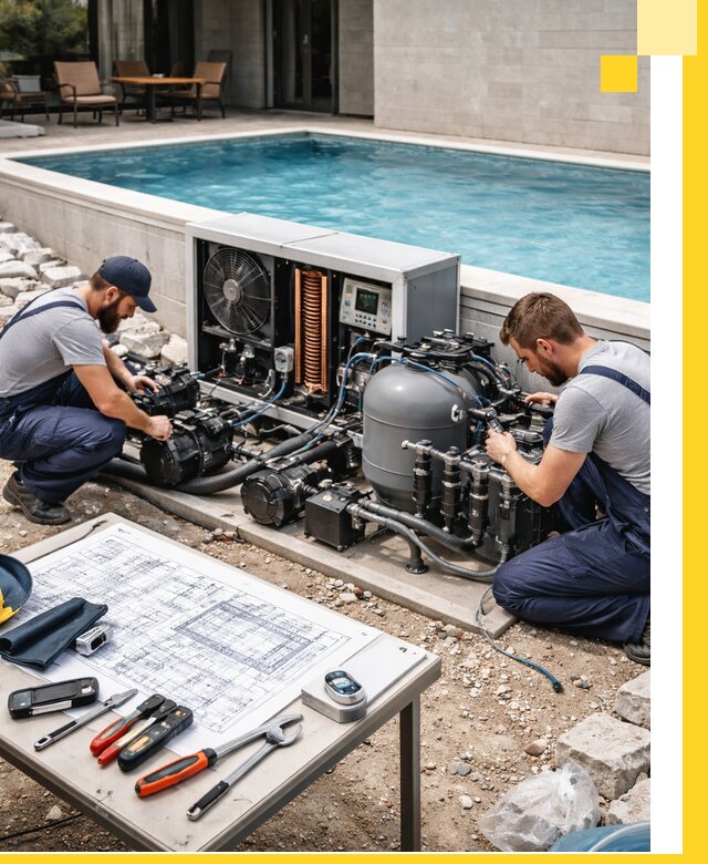 Проектирование и монтаж бассейнов с подогревом в Дзержинском