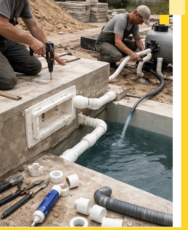 Строительство скиммерных бассейнов под ключ в Дзержинском