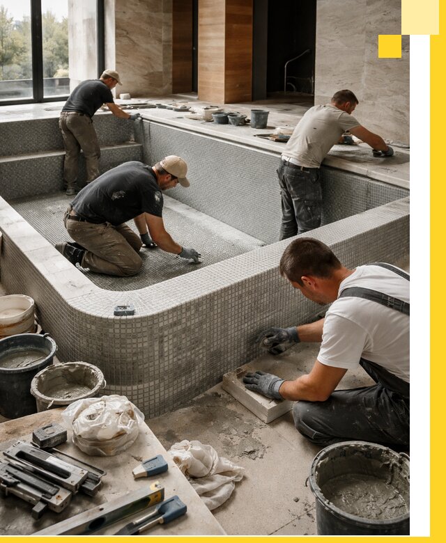 Строительство и установка СПА бассейнов под ключ в Дзержинском