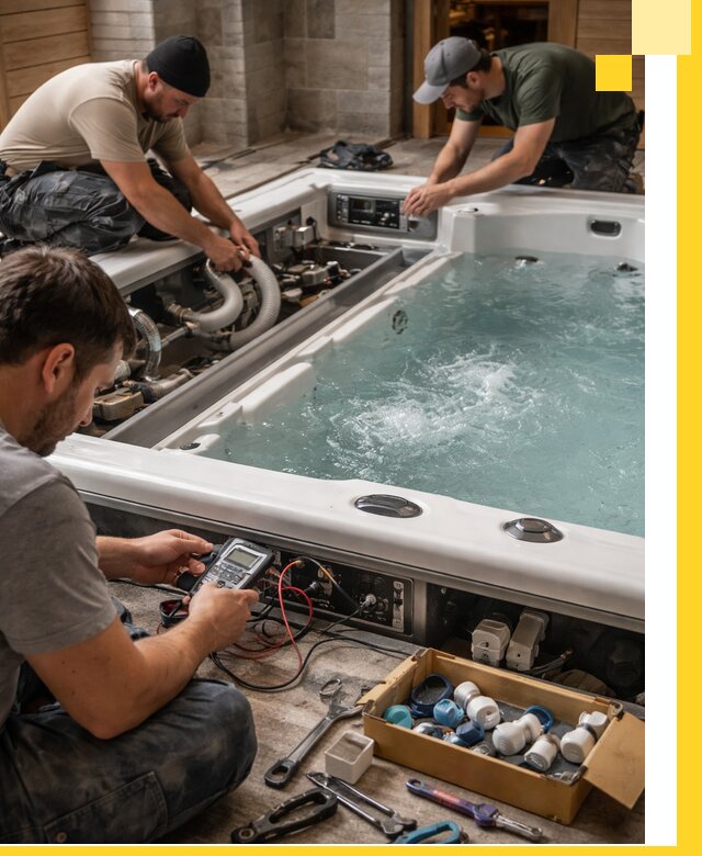 Гидромассажные бассейны под ключ в Дзержинском, дизайн и монтаж