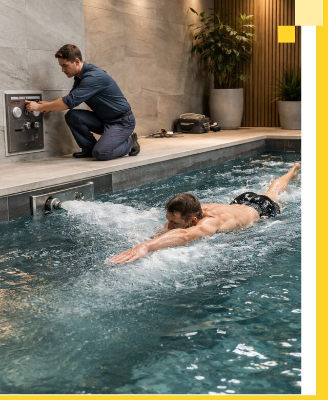 Проектирование и монтаж бассейнов с противотоком в Дзержинском