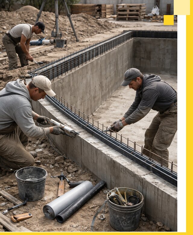 Качественный монтаж чаши бассейна в Дзержинском под ключ с гарантией