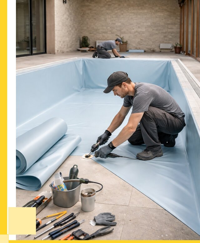 Пленка ПВХ для бассейнов в Дзержинском от 2559 р. | ЭриданДзж