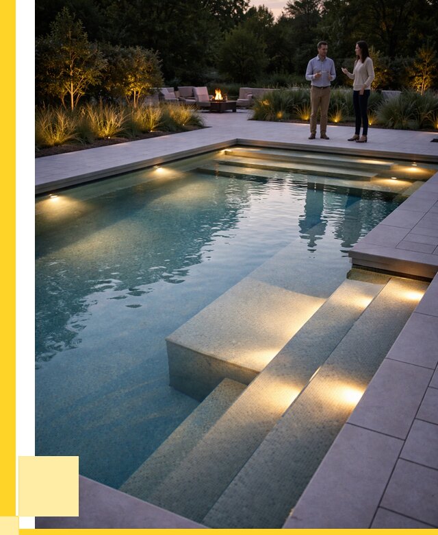 Освещение бассейнов в Дзержинском под ключ от 25585 р. | ЭриданДзж