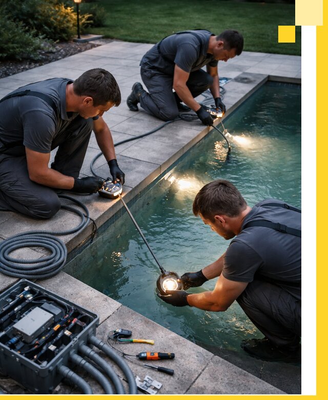 Профессиональное освещение бассейнов в Дзержинском: дизайн и монтаж