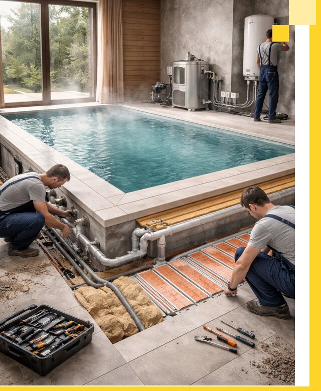 Проектирование и строительство тёплых бассейнов в Дзержинском