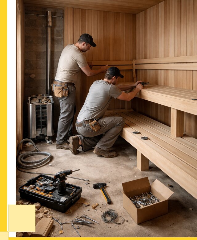 Монтаж саун под ключ в Дзержинском от 122808 р. | ЭриданДзж