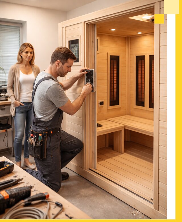 Инфракрасные сауны под ключ в Дзержинском продажа и установка