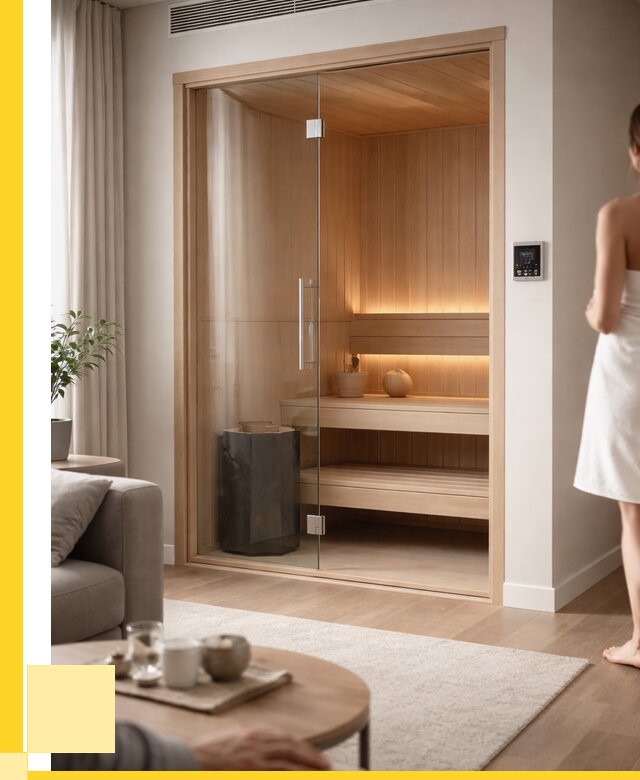 Сауна в квартире под ключ в Дзержинском от 122808 р. ЭриданДзж