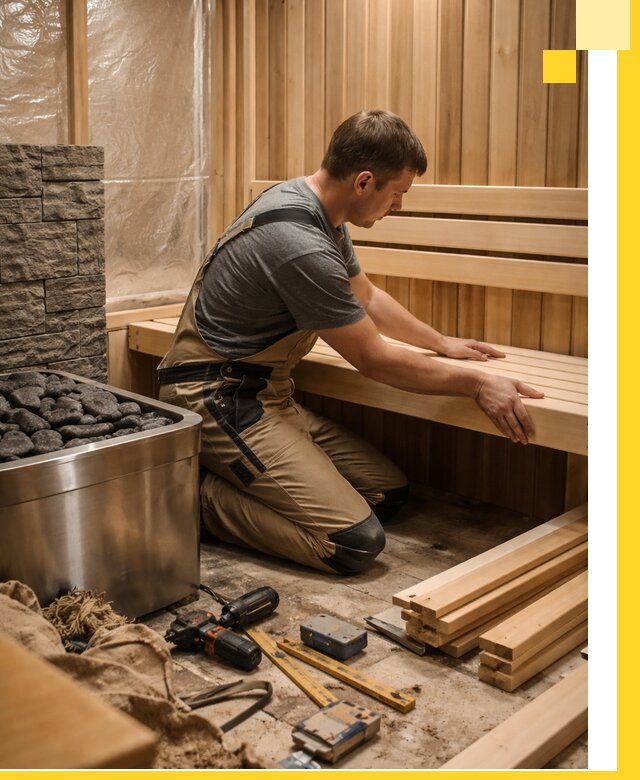 Сауны для дома под ключ с проектированием и монтажом в Дзержинском