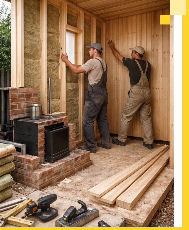 Строительство и установка дачных саун под ключ в Дзержинском