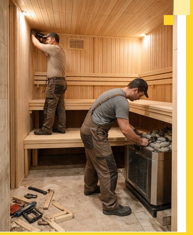 Купить сауну под ключ в Дзержинском с монтажом и гарантией