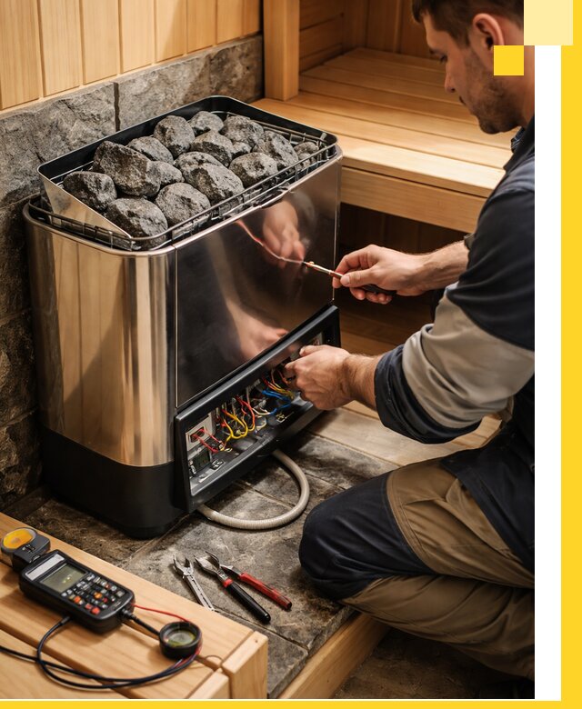 Продажа и установка электрокаменок для саун в Дзержинском