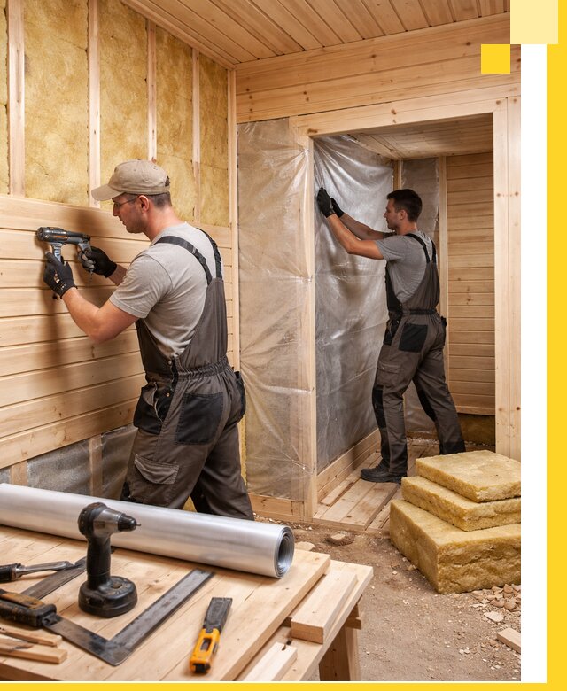 Бани под ключ в Дзержинском с проектом и полным монтажом