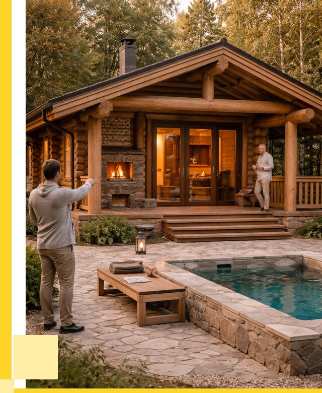 Проекты бань и хамам в Дзержинском от 25585 р. | ЭриданДзж