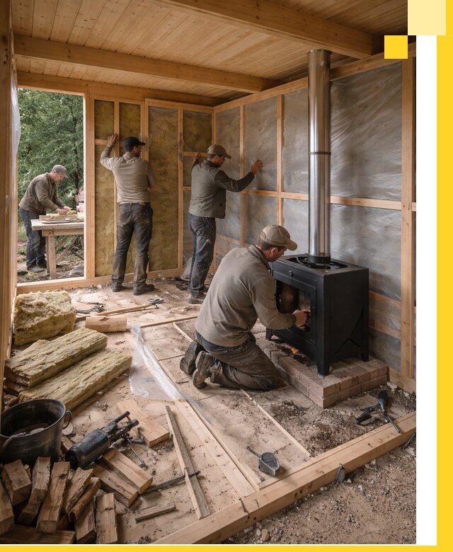 Профессиональный монтаж бань под ключ в Дзержинском для дома