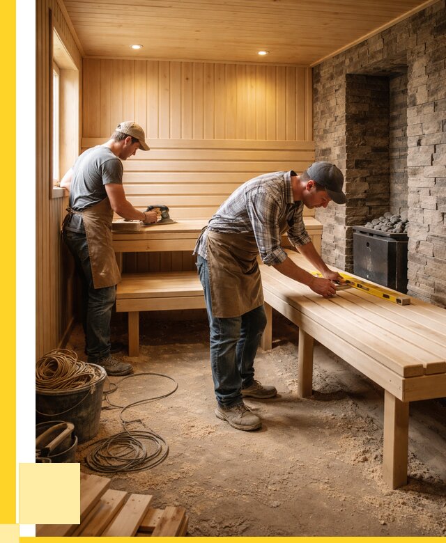 Отделка бани в Дзержинском: внутренняя отделка от 3070 р. | ЭриданДзж