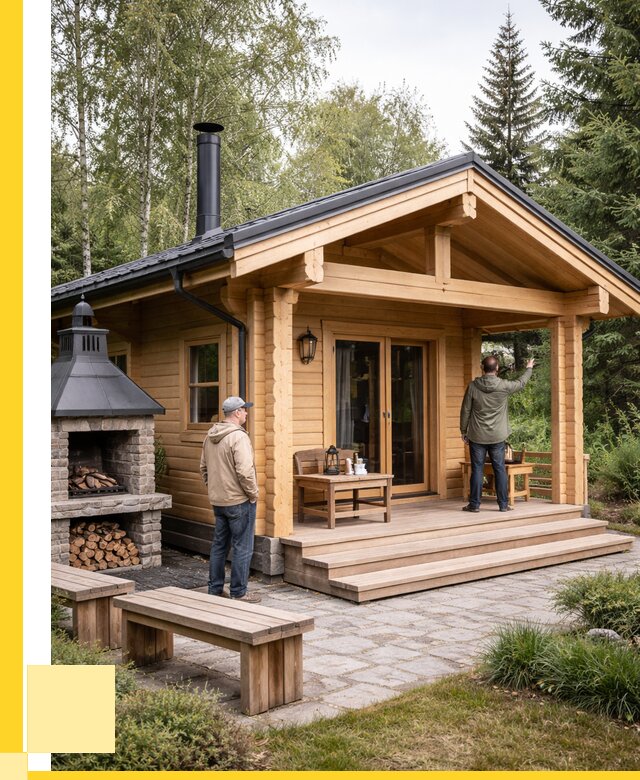 Деревянные бани под ключ в Дзержинском от 460530 р. | ЭриданДзж