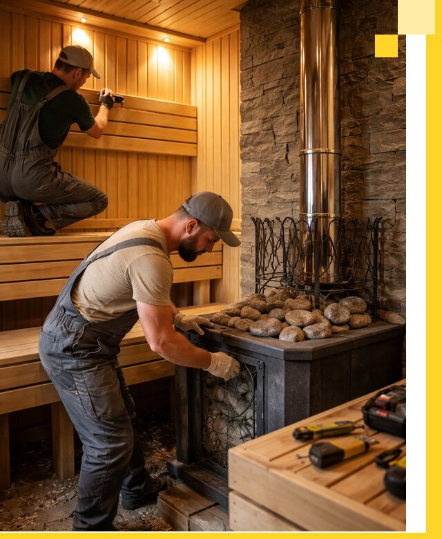 Комплексный дизайн бань, саун и зон отдыха в Дзержинском