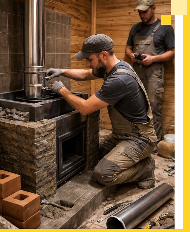 Изготовление и установка банных печей под ключ в Дзержинском